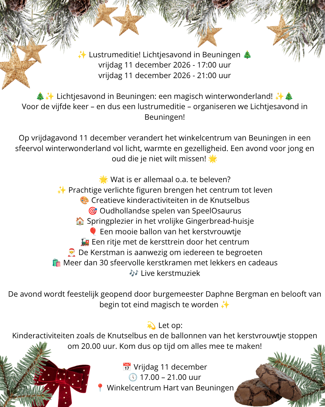 Lichtjesavond Kerstmarkt Beuningen